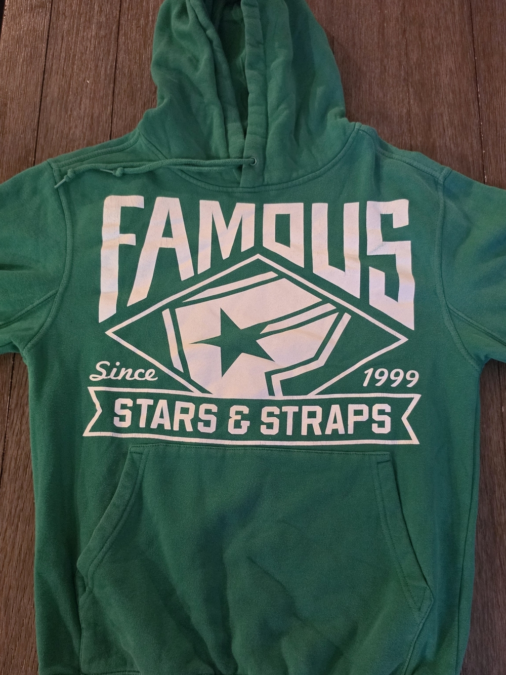 Famous Stars & Straps Men's Green Hoodie